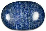Polished Lapis Lazuli Palm Stone - Pakistan #352569-1